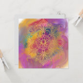 Tarjeta atrapasueños kaart (Voorkant / Achterkant in situ)