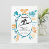 Tarjeta cumpleaños con diseño original kaart (Staand voorkant)