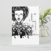 Tarjeta de agradecimiento plana bedankkaart (Staand voorkant)