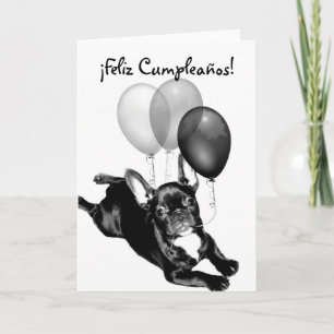 Tarjeta DE Bulldog Frances van Cumpleaños van Kaart