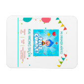 Tarjeta de cumpleaños magneet (Horizontaal)