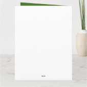 Tarjeta - de Engelse Kleur van Lux van Feliz Kaart (Achterkant)