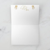 Tarjeta de felicitación plegada con feliz año kaart (Binnen)