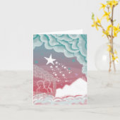 Tarjeta de Navidad grafiti Kaart (Gele Bloem)