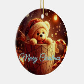 Tarjeta de Navidad Keramisch Ornament (Rechts)