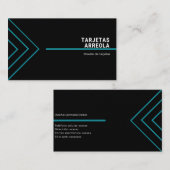 tarjeta de presentación original visitekaartje (Voorkant / Achterkant)