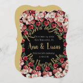 Tarjeta de reserva de fecha| Carte Reserva la Fech (Devant / Derrière)