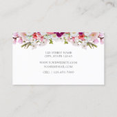 Tarjeta de visita - Floral Visitekaartje (Achterkant)