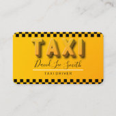 Tarjeta De Visita Taxista / Servicio Cab Visitekaartje (Voorkant)