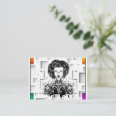 Tarjeta de visita visitekaartje (Staand voorkant)