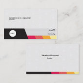 Tarjeta de visita visitekaartje (Voorkant / Achterkant)