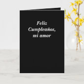 Tarjeta - Feliz Cumpleaños, mi amor Kaart (Gele Bloem)