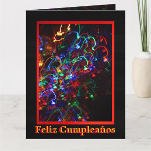 Tarjeta - Feliz Cumpleaños - Todas Luces en Kleur Kaart