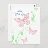Tarjeta - Happy Moederdag - Mariposas Briefkaart (Voorkant / Achterkant)