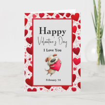 Tarjeta Happy Valentine's Day