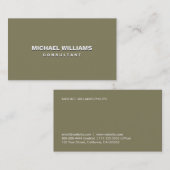 TARJETA MILITAR VISITEKAARTJE (Voorkant / Achterkant)