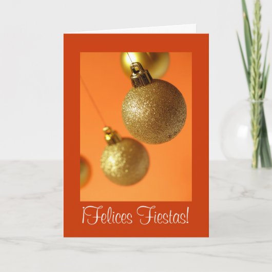 Tarjeta Navideña Feestdagen Kaart (Voorkant)