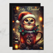 Tarjeta Navideña  Feestdagenkaart (Voorkant / Achterkant)