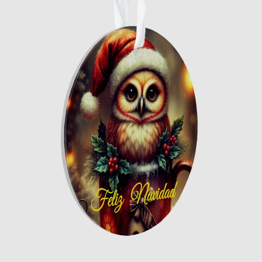 Tarjeta Navideña Ornament (voorkant)