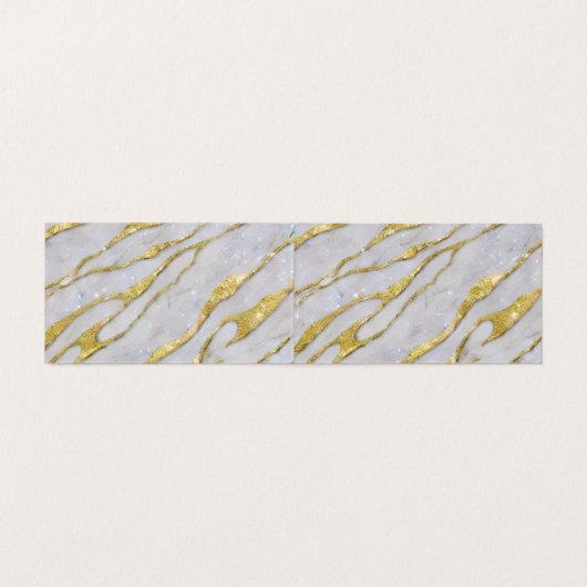 Tarjeta plegada con diseño de oro (Inside Unfolded)