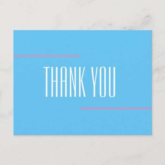 Tarjeta-post - Hartelijk dank - Aangepast Briefkaart (Voorkant)