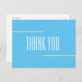 Tarjeta-post - Hartelijk dank - Aangepast Briefkaart (Voorkant / Achterkant)