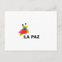 Tarjeta postcode Vive La Paz