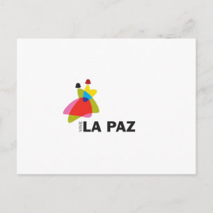 Tarjeta postcode Vive La Paz Briefkaart