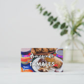 Tarjetas de Negocio Tamales Visitekaartje (Staand voorkant)