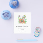 Tarjetas de "Reserva la Fecha" para Quinceañeras Flyer (Enkel)