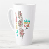 Tarlov Cysts Maladie Latte Mug (Angle gauche)