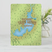 Tarn Hows, district des lacs, carte de voyage. (Debout devant)