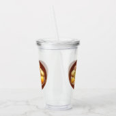 Taro Bal Dessert Illustratie Acryl Drinkbeker (Links)