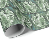 Taro Elephant Plant bladeren Cadeaupapier (Rol Hoek)