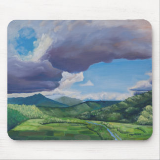 Taro Fields Hanalei Hawaii Oil Painting Muismat