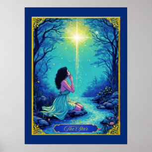 Taroekaart Illustratie, De Ster Poster