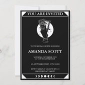 Taroorkaart Hemels Bruidsfeest Boho Uitnodiging (Achterkant)