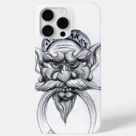 TAROT/ANTIEK FANTASY GROTESQUE MASK Black White Case-Mate iPhone Case (Achterkant)