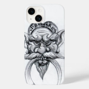 TAROT/ANTIEK FANTASY GROTESQUE MASK Black White Case-Mate iPhone 14 Hoesje