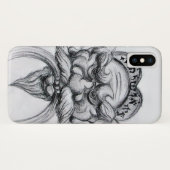 TAROT/ANTIEK FANTASY GROTESQUE MASK Black White Case-Mate iPhone Case (Achterkant (horizontaal))
