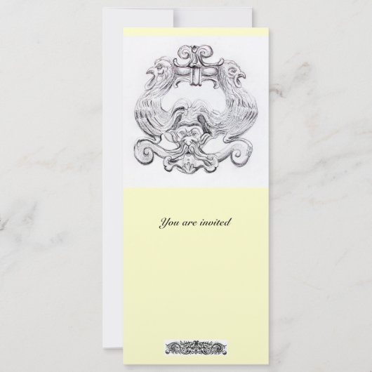 TAROT/ANTIEK FLORENTINE GROTESQUE FANTASY KAART (Voorkant)