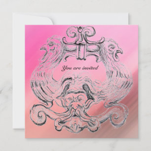 TAROT/ANTIEK FLORENTINE GROTESQUE Roze Kaart