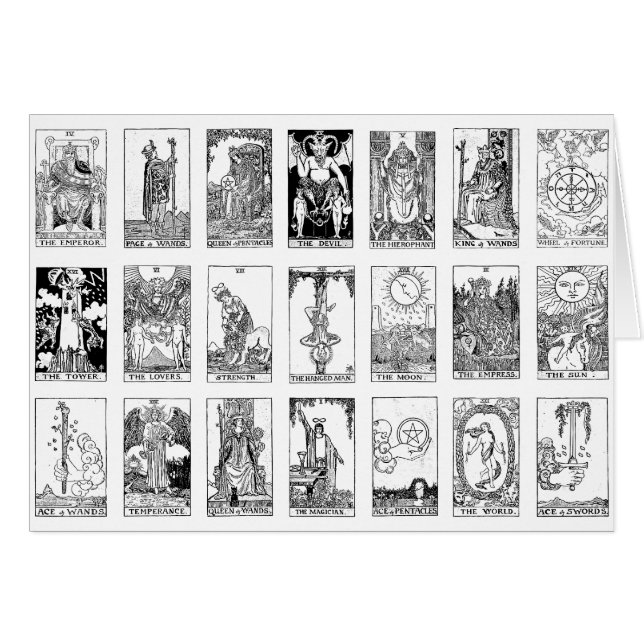 tarot antique (Devant horizontal)