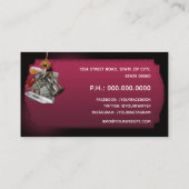 Tarot, astrologie, astroloog visitekaartje (Achterkant)