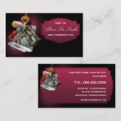 Tarot, astrologie, astroloog visitekaartje (Voorkant / Achterkant)