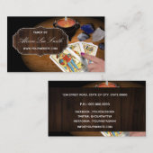 Tarot, astrologie, astroloog visitekaartje (Voorkant / Achterkant)