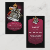 Tarot, astrologie, astroloog visitekaartje (Voorkant / Achterkant)