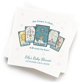 Tarot Baby Girl Baby Shower Paper Napkin Servet