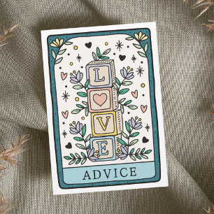 Tarot Baby shower Advies en Wens Activiteit Kaart