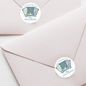 Tarot Baby Shower Envelop Sluitzegel Sticker